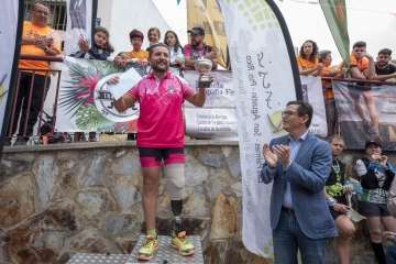 La atleta teldense Cristina Quevedo triunfa en la San Roman 2018 (Foto TA)